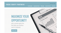 Desktop Screenshot of focusequity.com